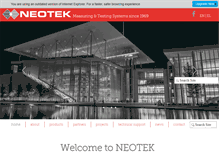 Tablet Screenshot of neotek.gr